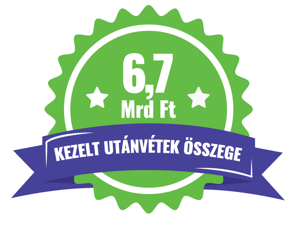 6,7Mrd Ft kezelt utánvétek összege
